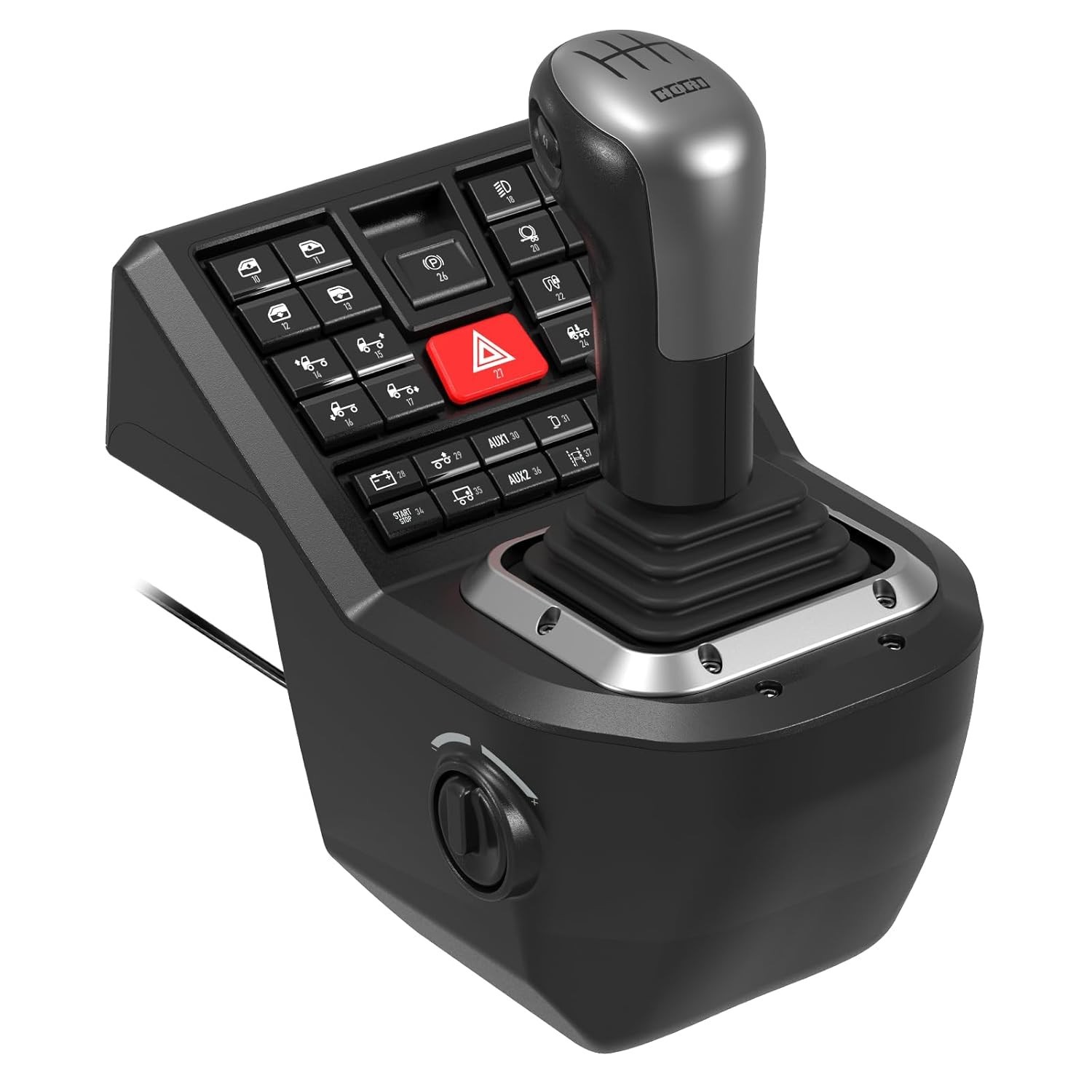 HORI Truck Control System for Windows 11/10 with Force Feedback Steering Wheel