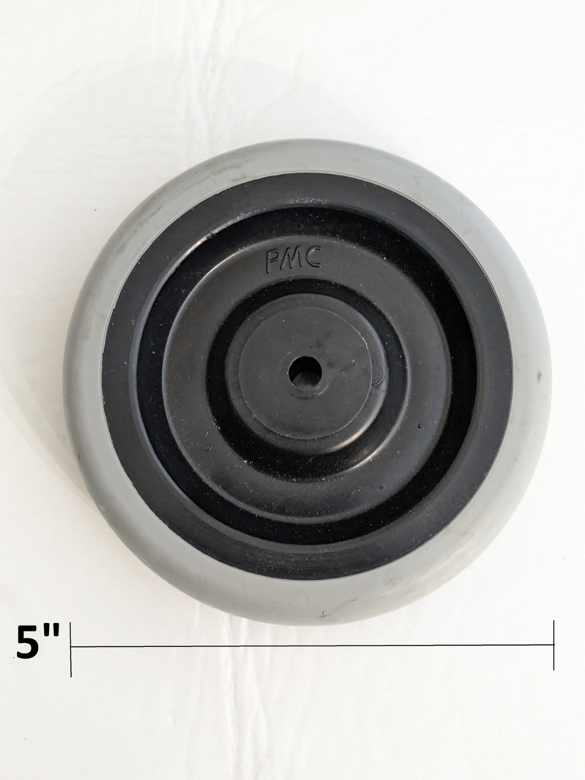 Set of 4 wheels | 5" Diameter wheels for Shopping Cart | Nuts and Bolts included