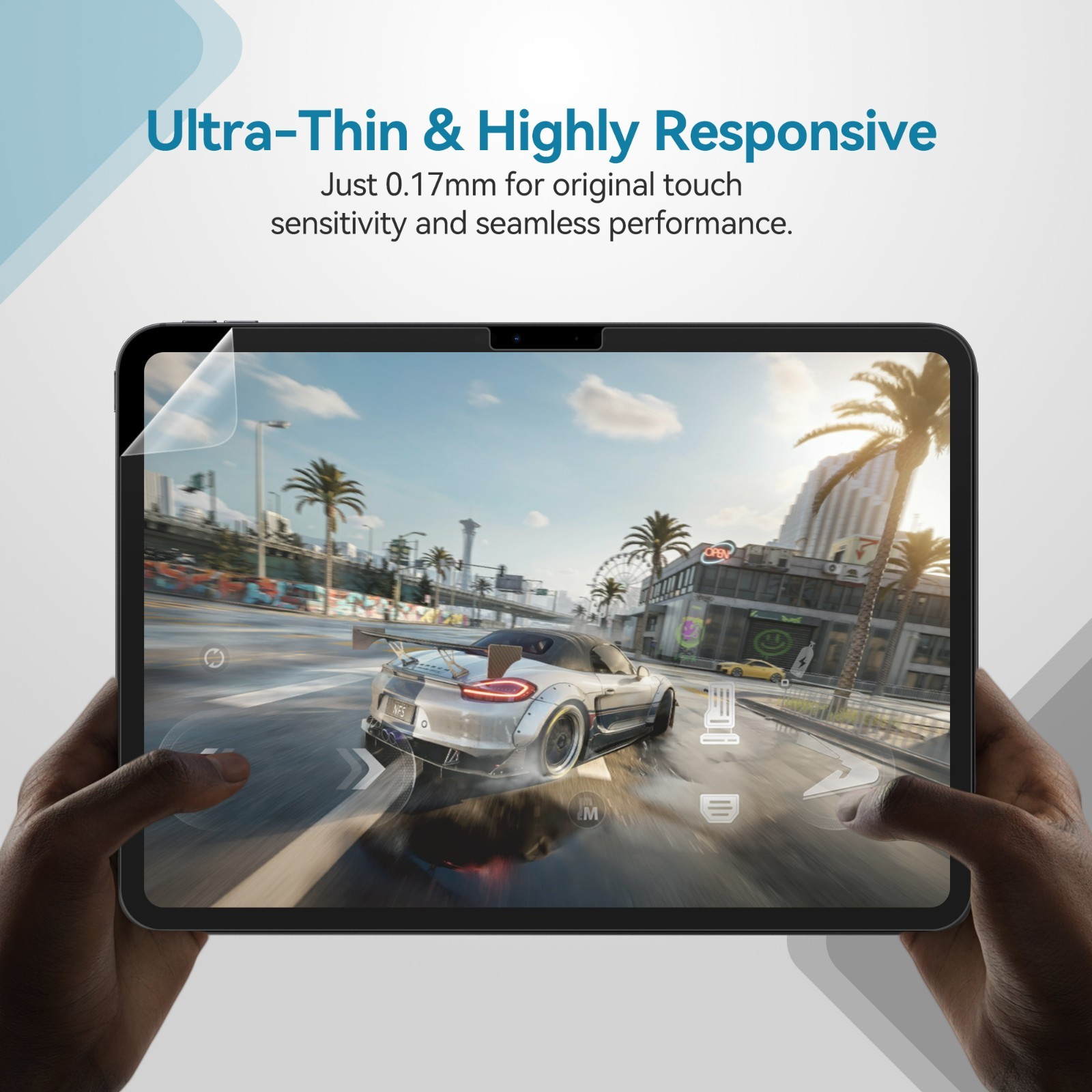 Penstudio Paper-Feel Screen Protector for iPad Air M2 11 inch | Anti-Glare