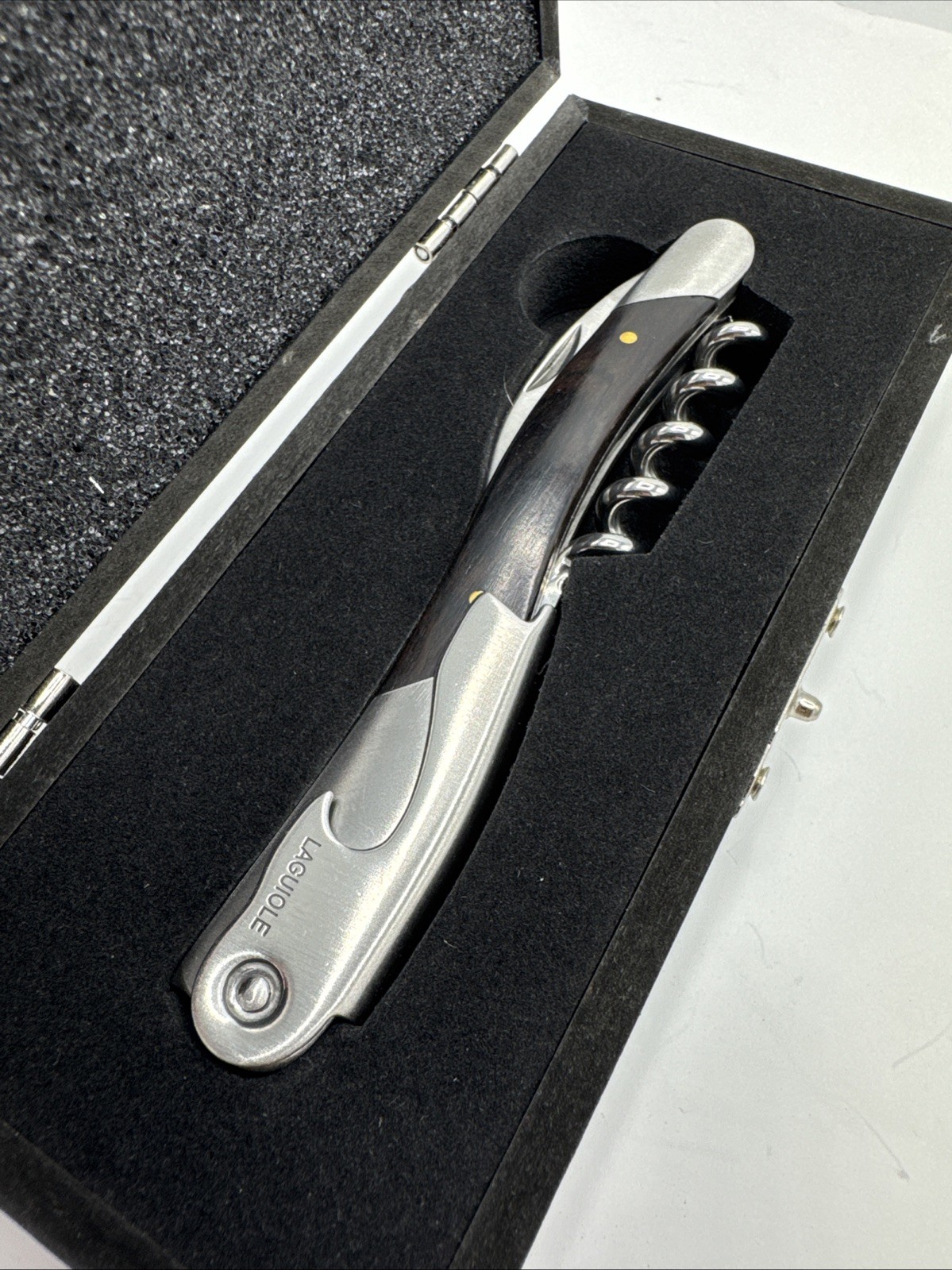 Chateau Laguiole Corkscrew Wine Opener, Cutter, Waiter’s Friend Made in France