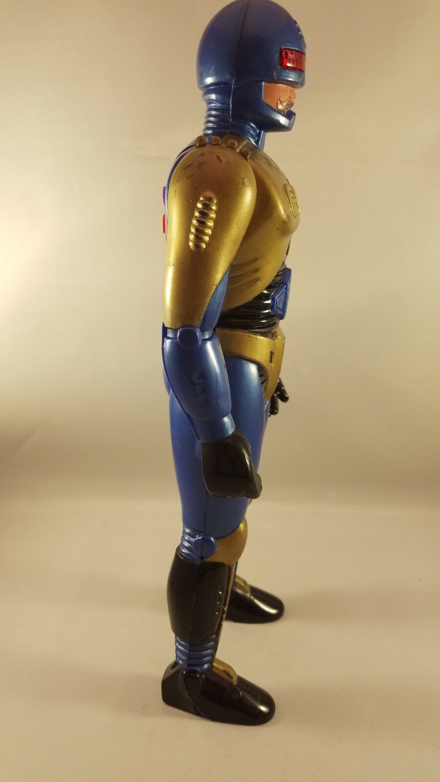 Vintage Soma Toys Sonic-Man Robo Cop Clone 1990 Bootleg Knock-Off KO Works Great