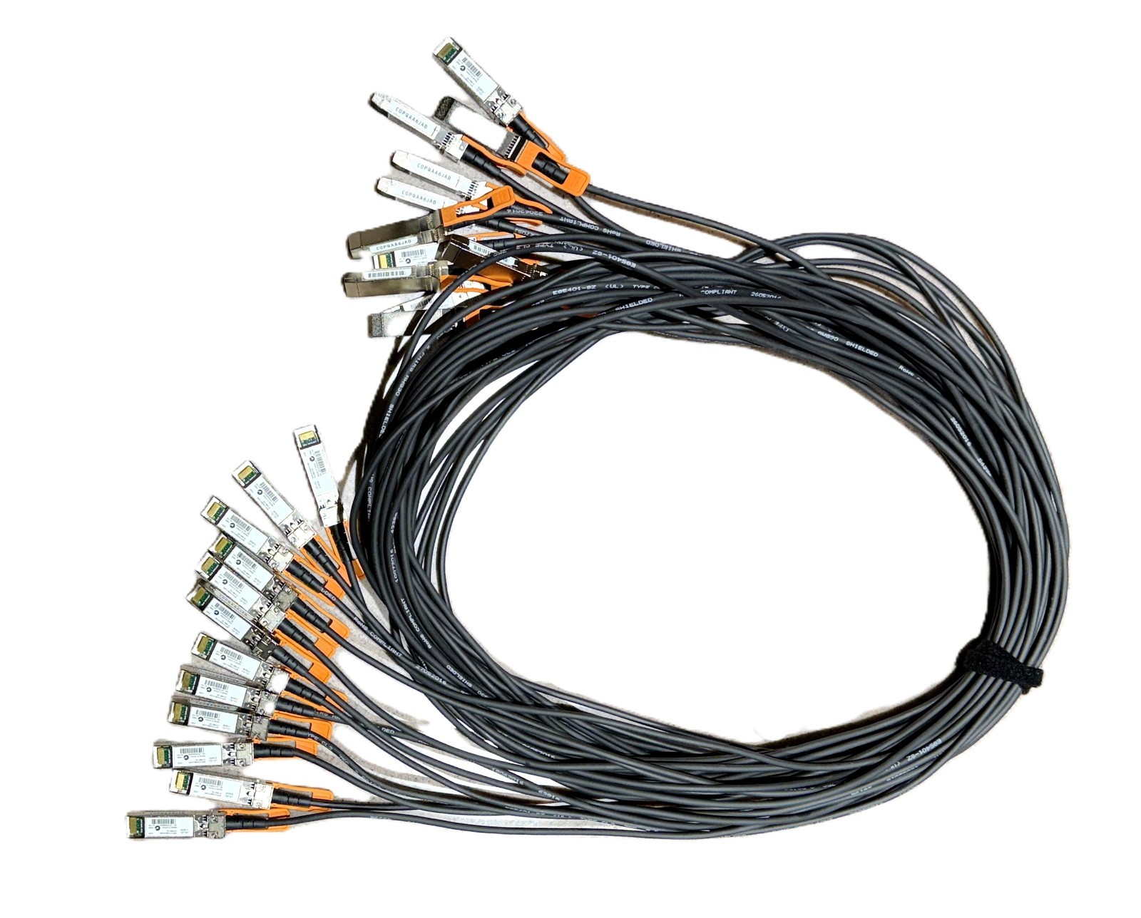 Lot of 12 Cisco SFP-H10GB-CU3M (37-0961-03) Copper Twinax 3 Meters Cables