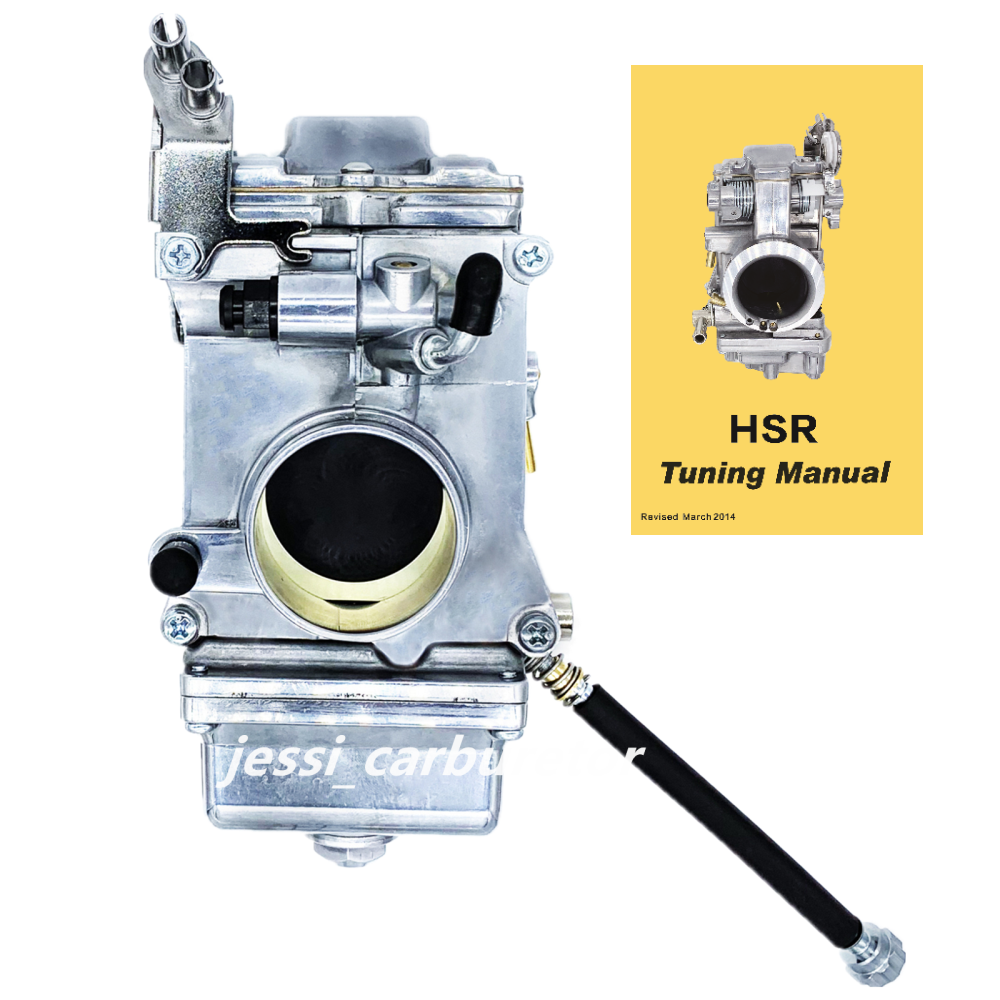 Polish Carburetor for Mikuni 42mm Harley HSR42 Evo Evolution Twin Cam TM42 Carb