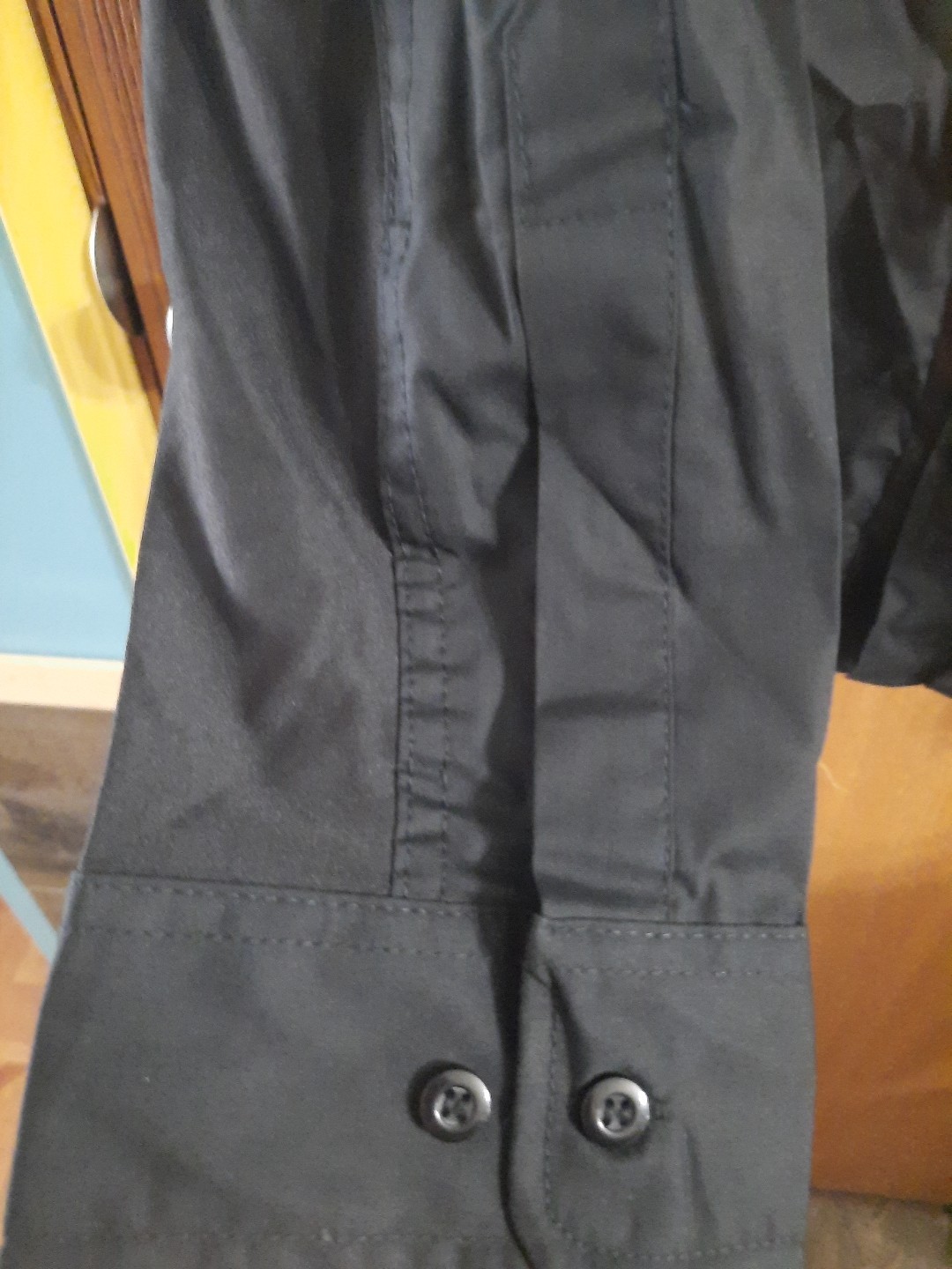 Chef Works Shelby Zip Front Shirt Men's Medium Server Uniform