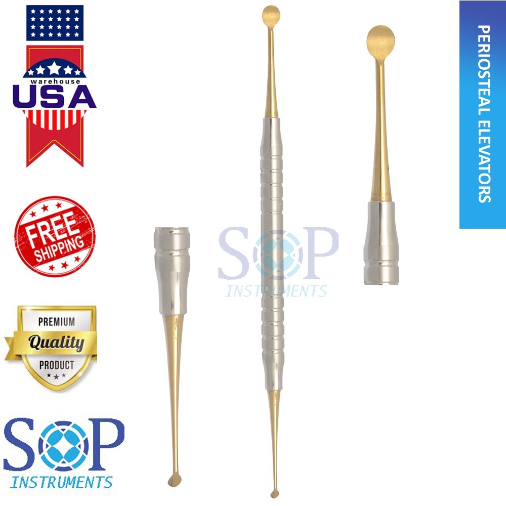 Molt #4 Surgical Bone Curette Dental Scaler Curettage Tartar Removal 3.5mm-7.5mm