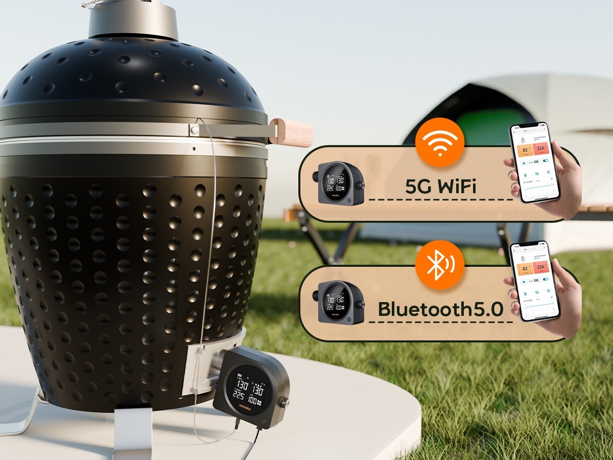 INKBIRD Automatic Smoker Fan Controller WiFi BBQ Meat Thermometer Cooking Tools