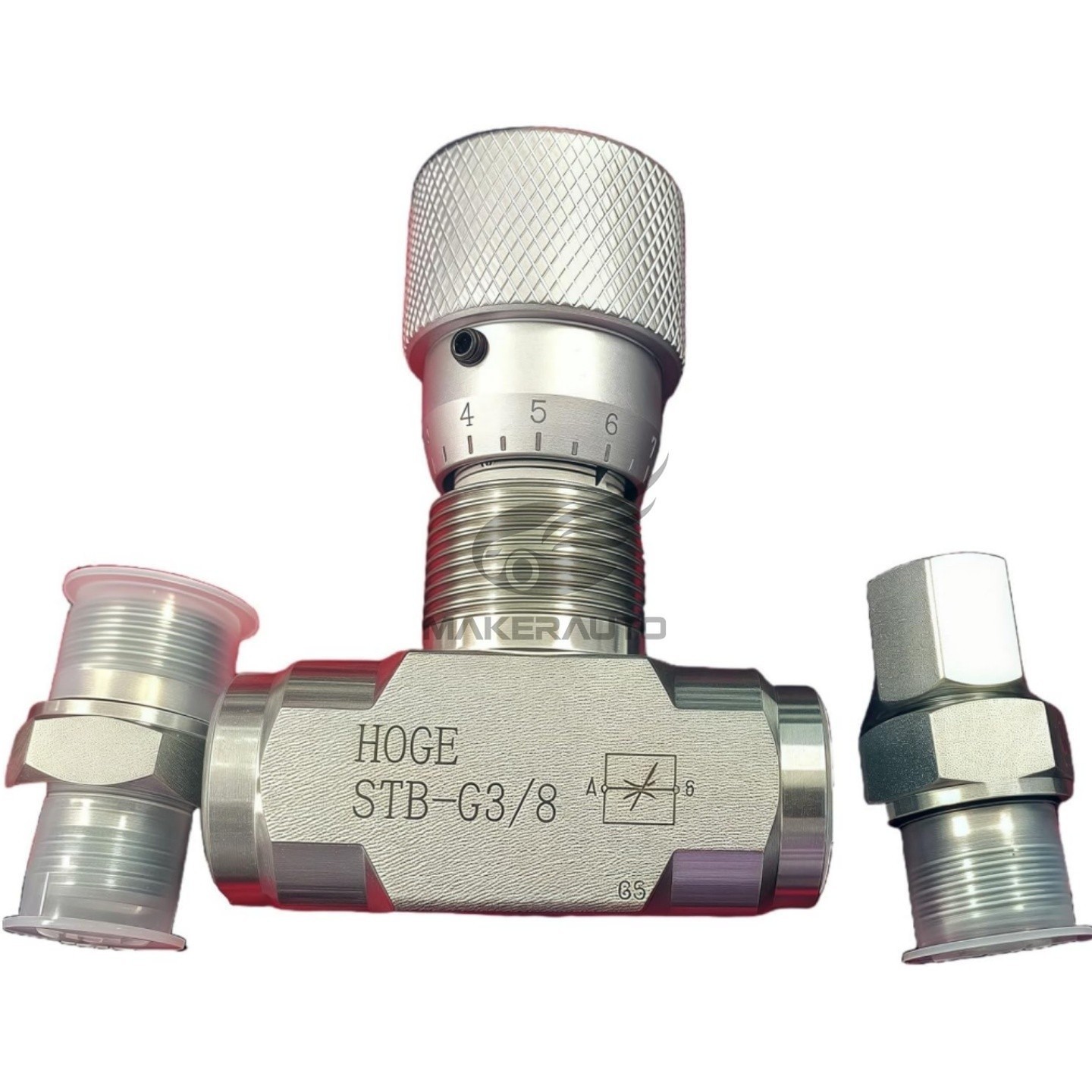 3/8" L08 -Hydraulic Flow Control Valve - STB-G3/8 - Fit Mini Excavator USA