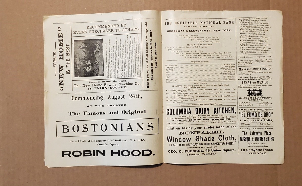 2192----1903/04 Academy of Music programs lot of 4 NYC