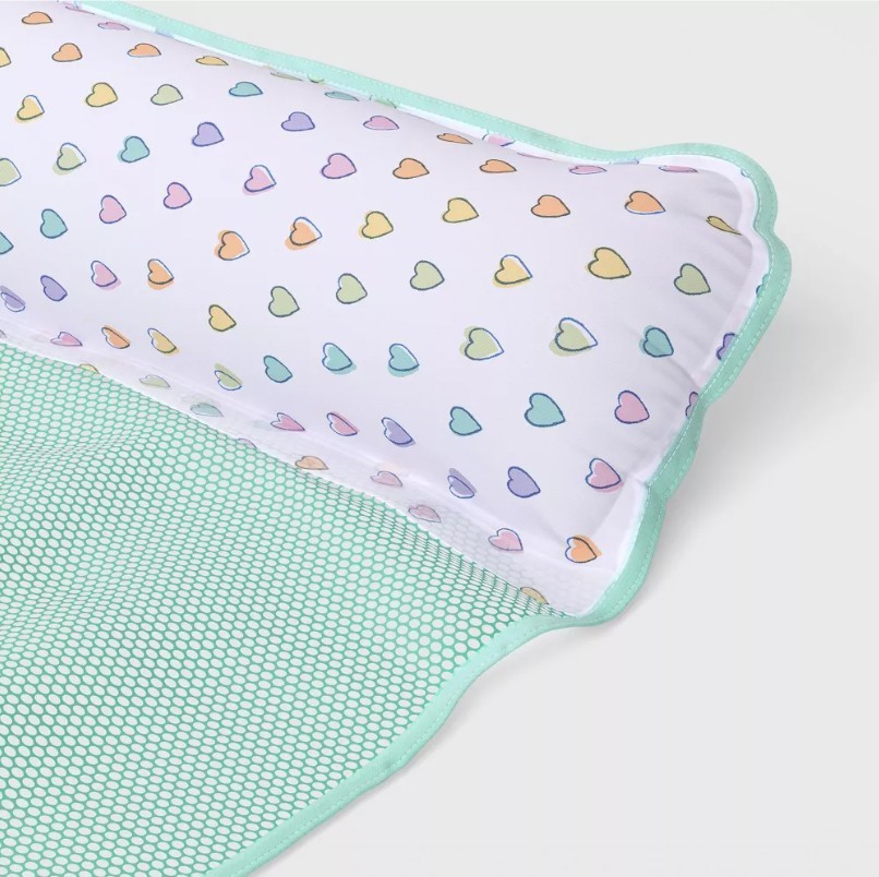 NWT Target x Roller Rabbit Disco Hearts Wave Pool Hammock White/Teal FREE SHIP