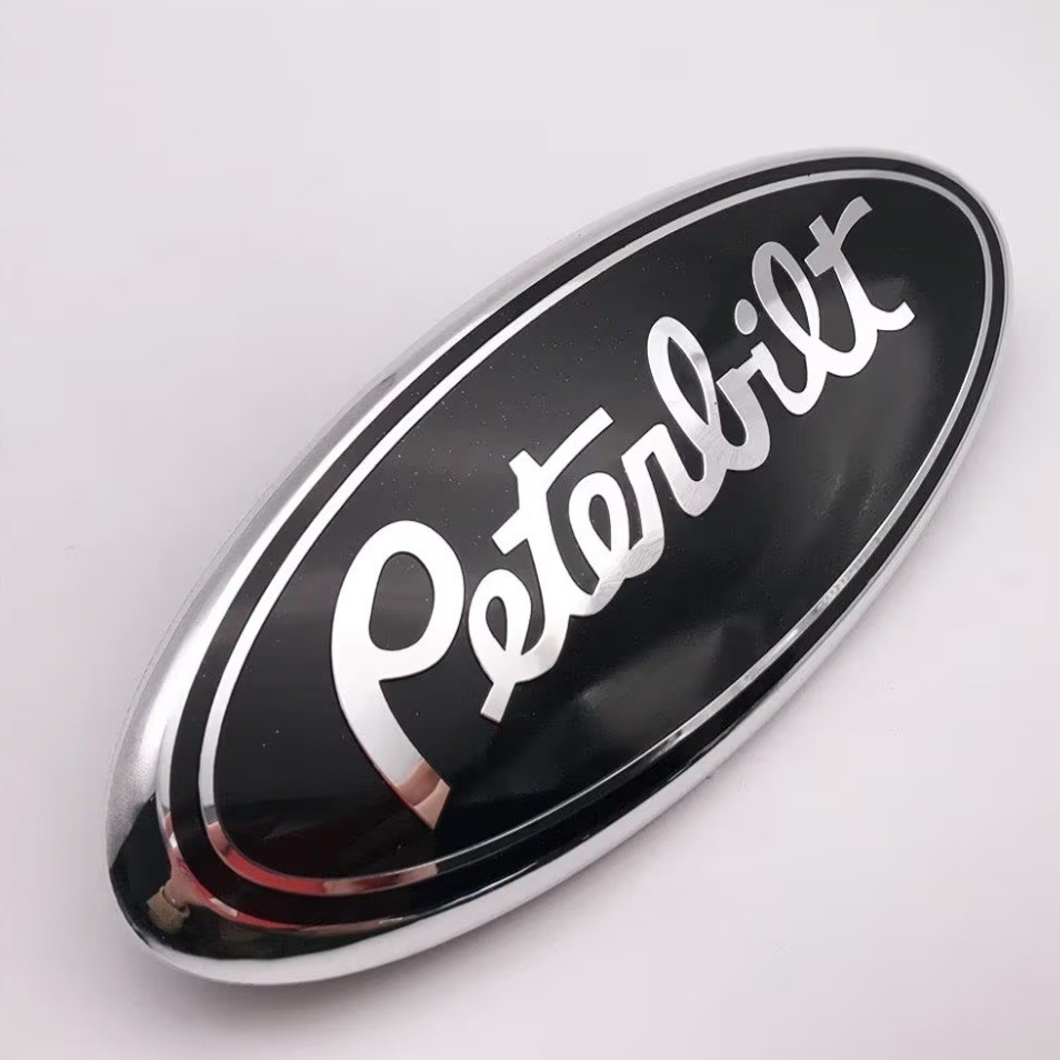 Peterbilt Emblem for Ford F150 Black Silver Grille Tailgate Badge NEW