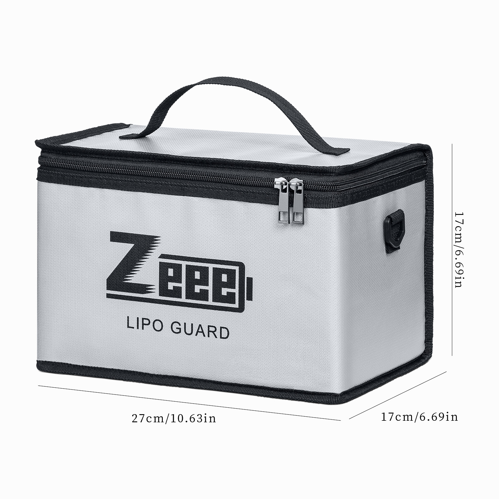 Zeee Lipo Battery Fireproof Guard Large Capacity Safe Bag for Charge & Storage