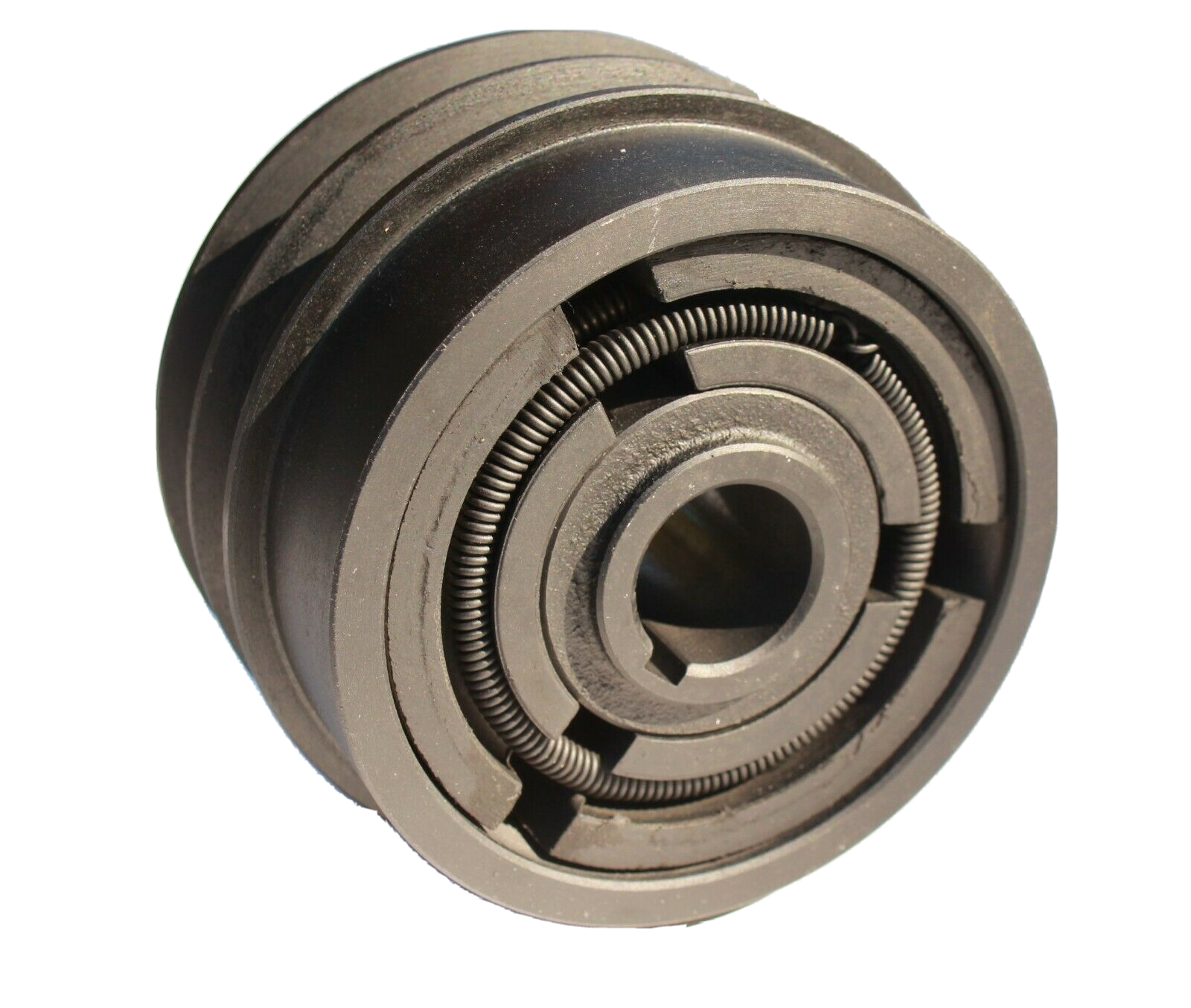 Heavy Duty 2B Centrifugal Clutch Double 5/8" V Belt 1" Bore 4.5" Pulley NEW