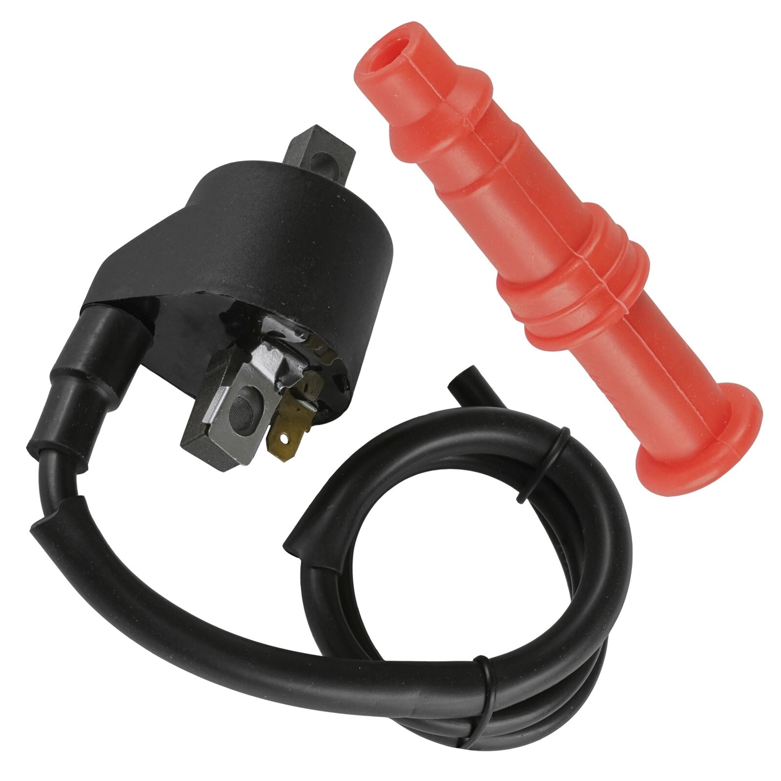 Ignition Coil with Spark Plug Boot Cap for Polaris Sportsman 500 1996-2004