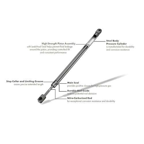 16.16 Inch 2Pcs Liftgate Trunk Struts Lift Supports Compatible with Kia