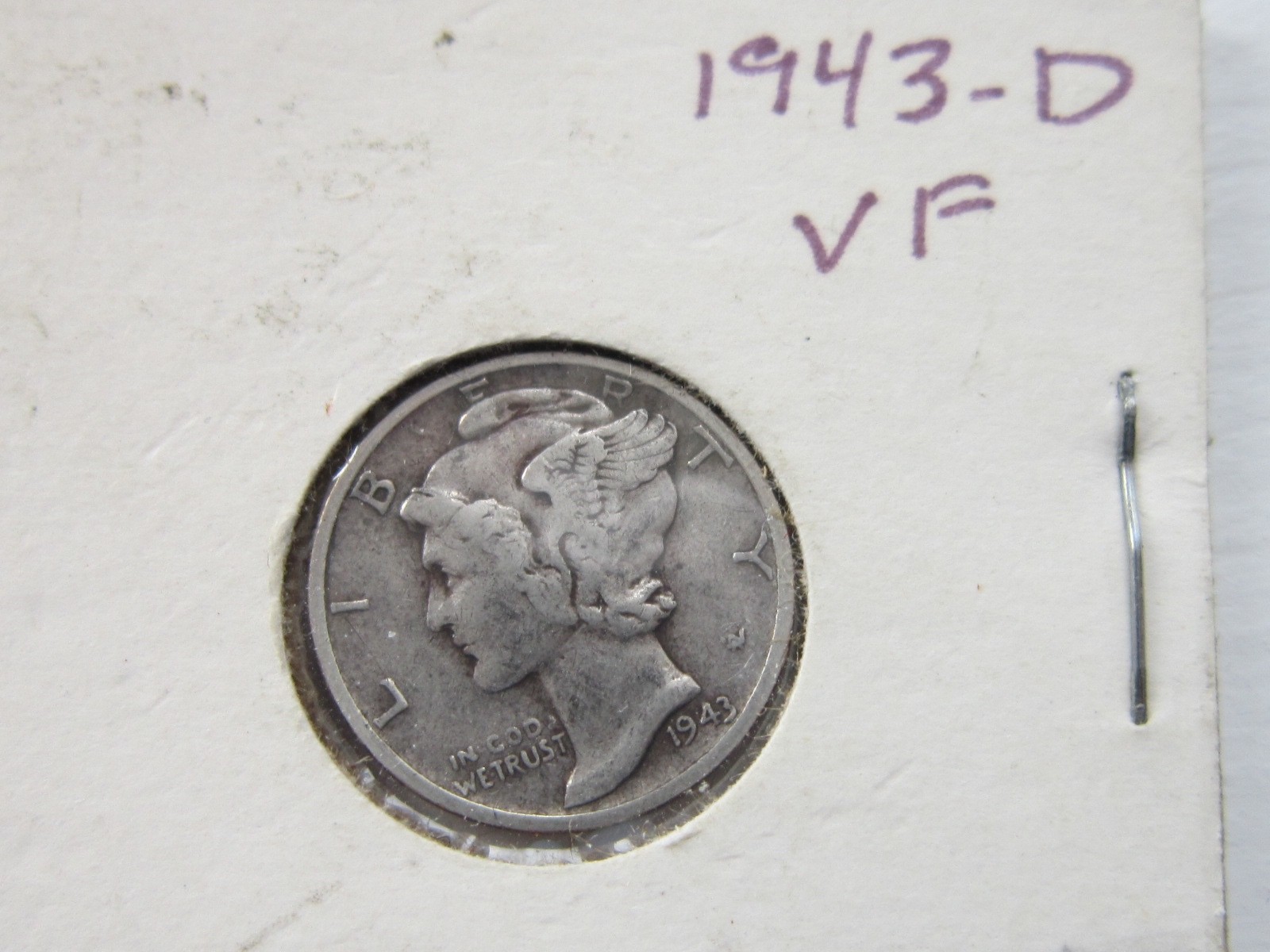 Five 1943 WALKING LIBERTY Half Dollar Silver Coins & FIVE 1943 Mercury Dimes