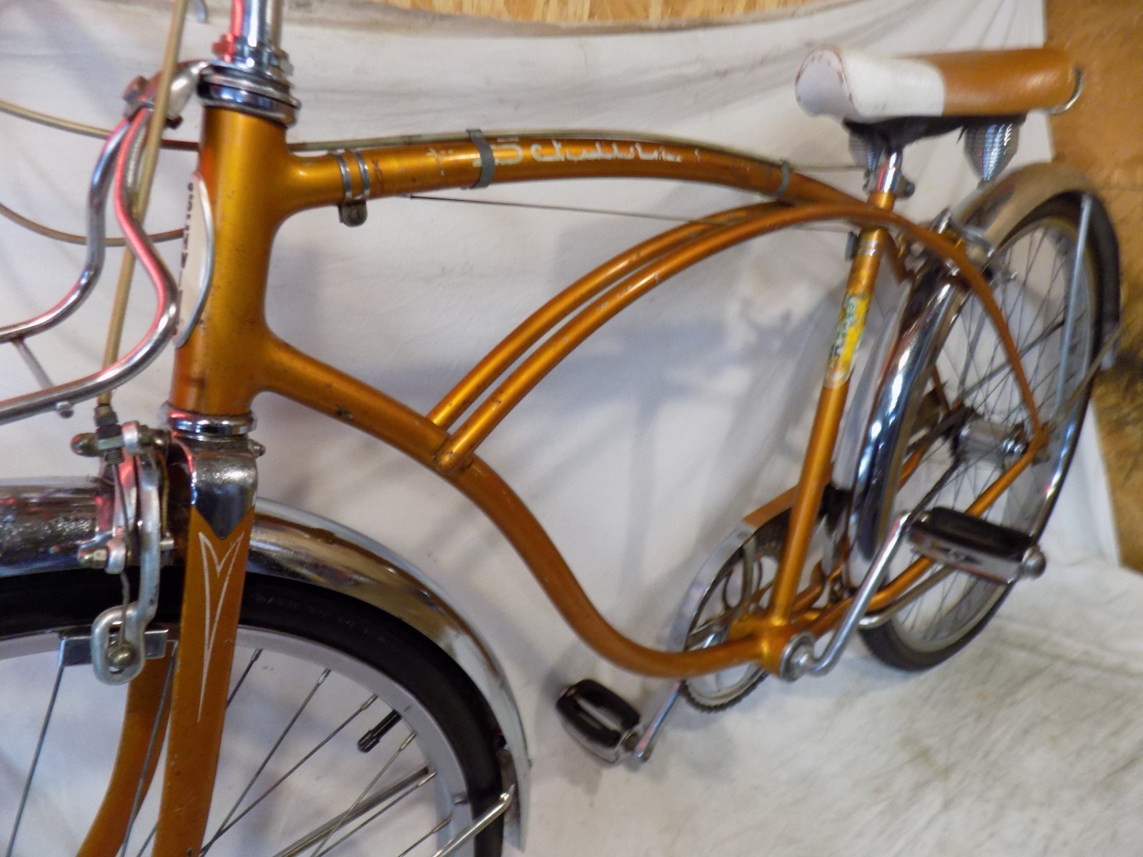 1965 SCHWINN CORVETTE II MENS 3-SPEED COPPERTONE CRUISER BIKE JAGUAR PANTHER S7!