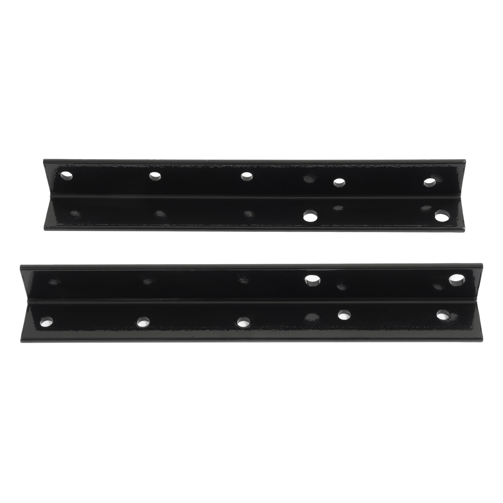 2pcs Black Battery Box Mounting Brackets For Peterbilt 375/378/379/385 1988-2010