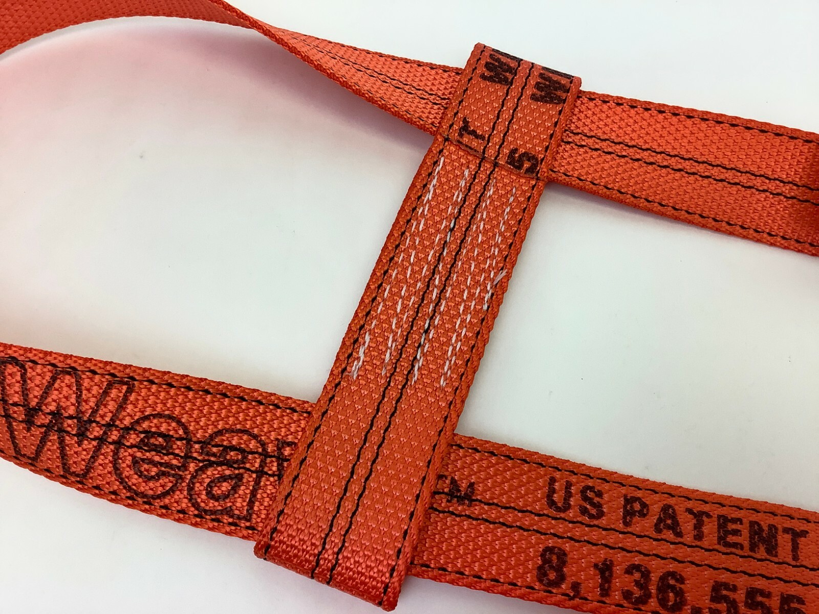 2 Pack of Orange DIAMOND WEAVE Wheel Lift Straps for Jerr-Dan MPL Element Basket