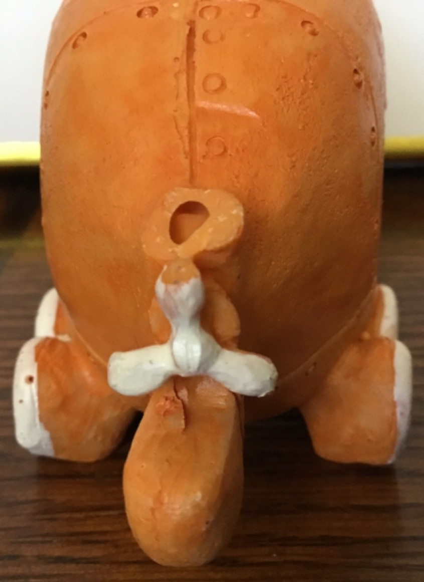 SpongeBob SquarePants Resin Bikini Bottom Bus for Aquarium Fish Tanks Orange