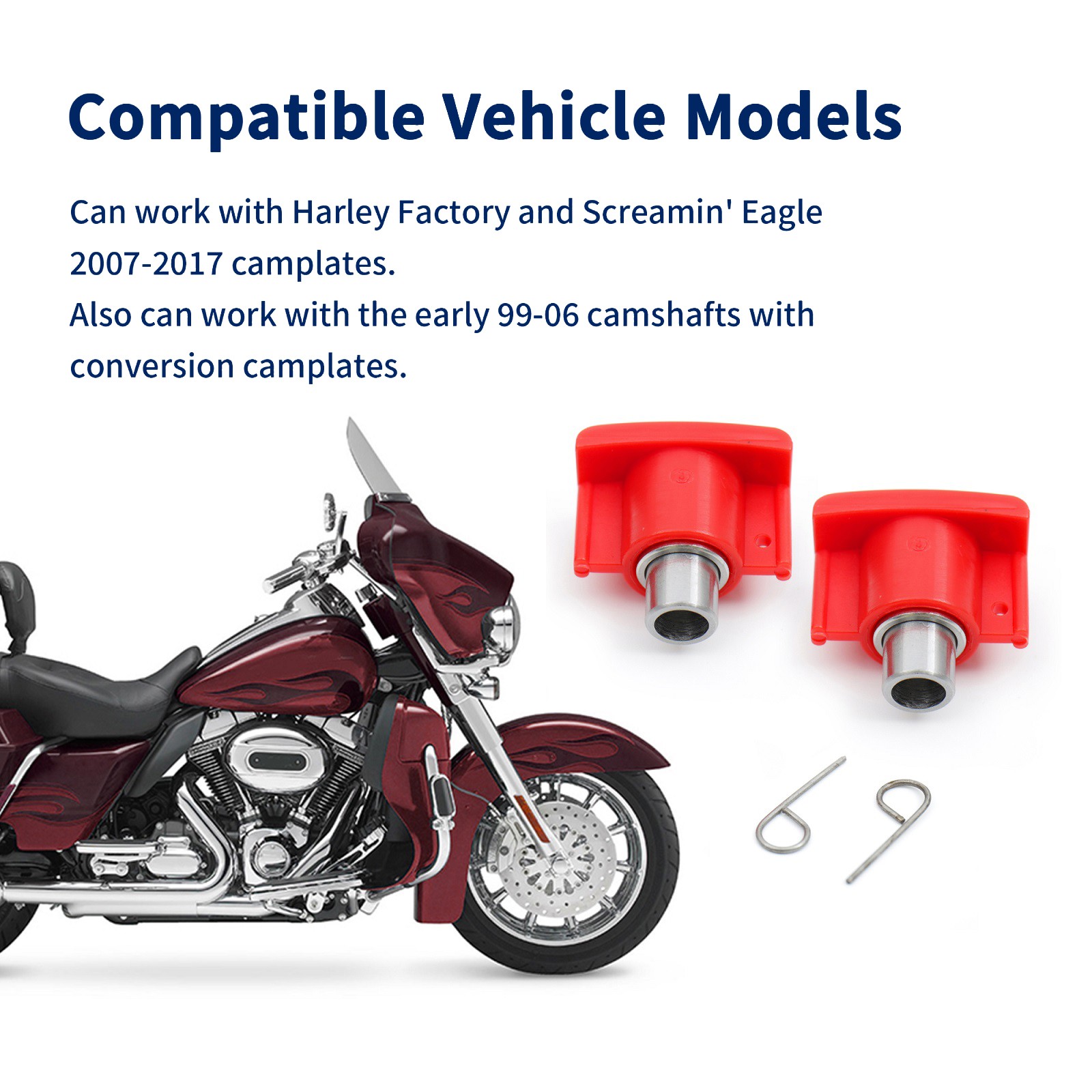 Hydraulic Cam Chain Tensioner Shoes for 2007-2017 Harley Twin Cam
