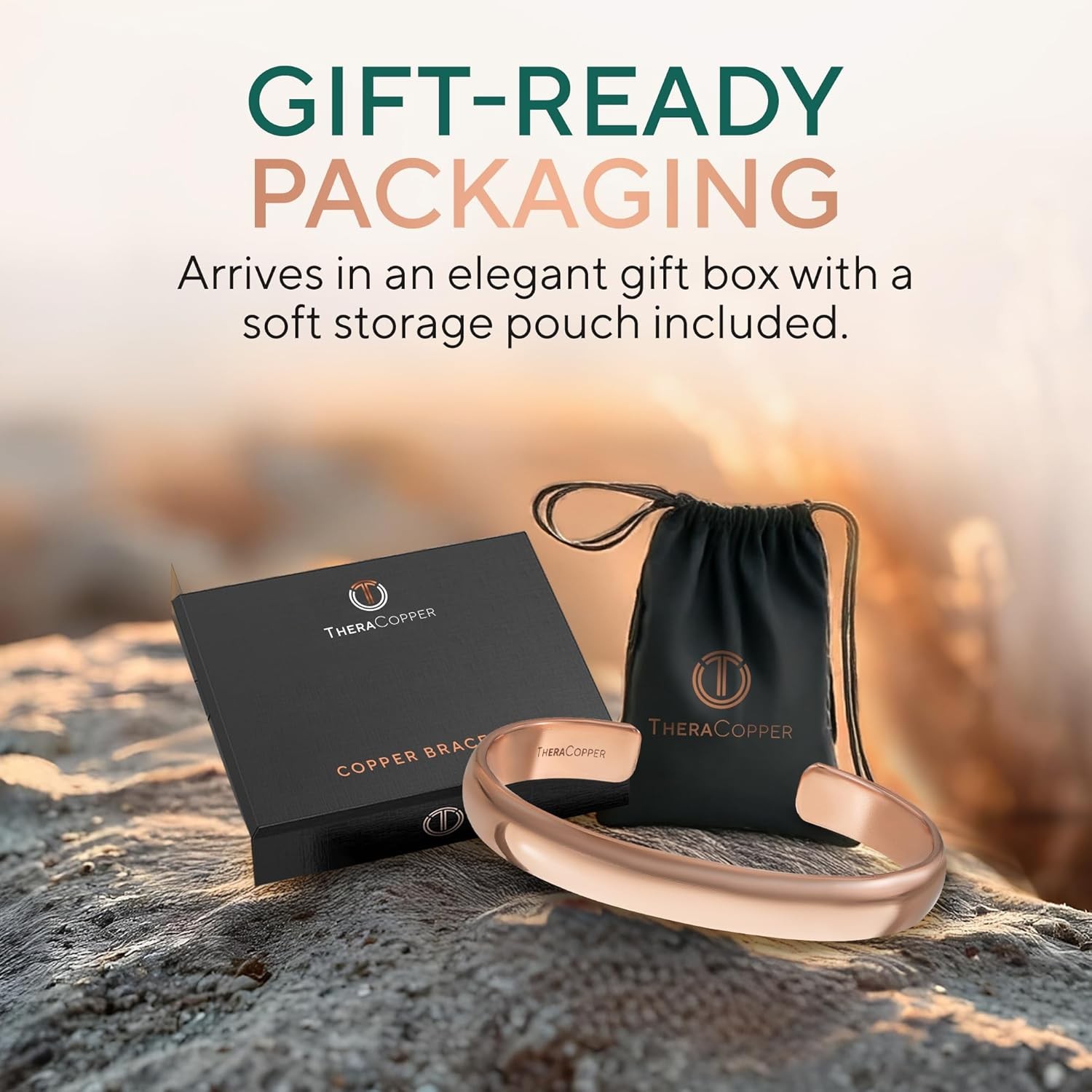 Copper Bracelet for Men & Women — 100% Pure Copper Bracelets — Raw, Solid &