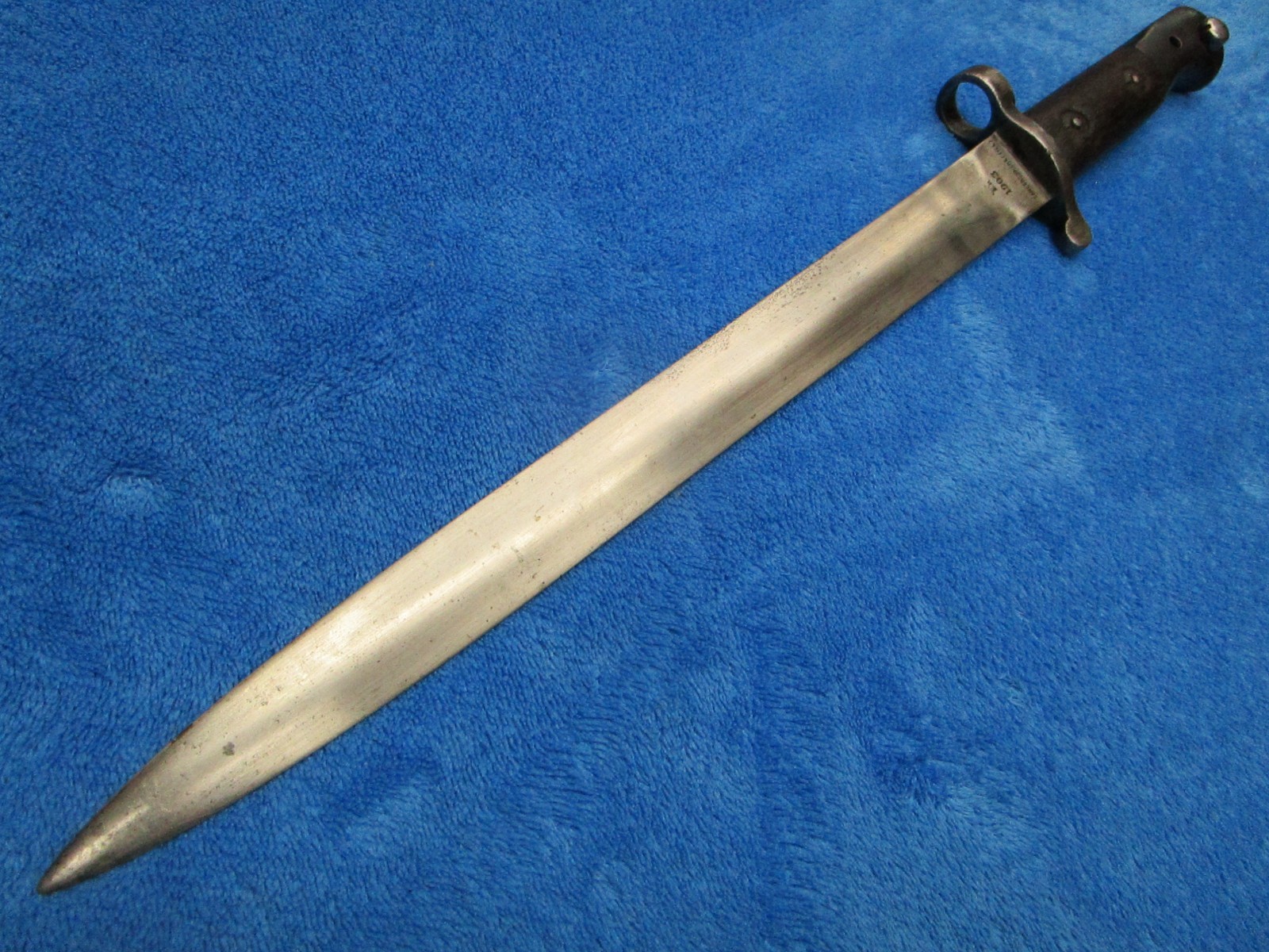 RARE ORIGINAL WW1 M1903 SMLE BRITISH BAYONET MADE BY SANDERSON SHEFFIELD