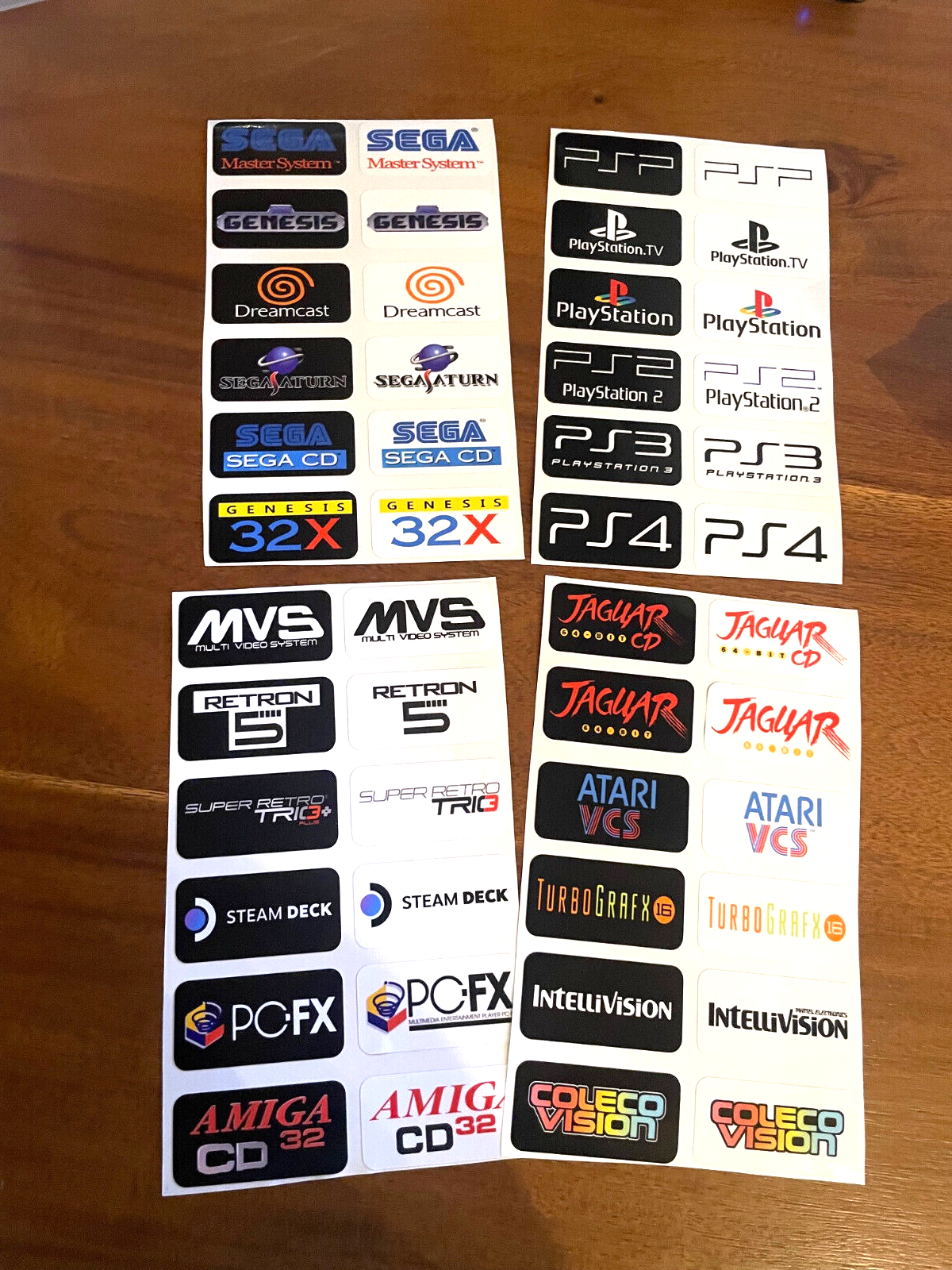 Video Game System/Console Labels for Storage & Organization - Custom Labels