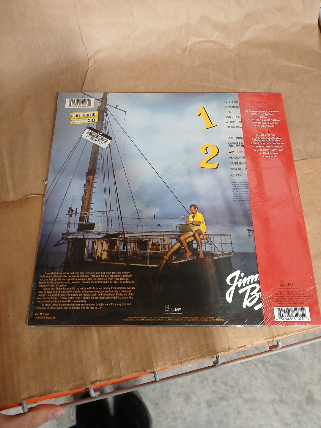 Jimmy Buffett – Songs You Know By Heart LP Red Vinyl Target Exclusive SEE DESC