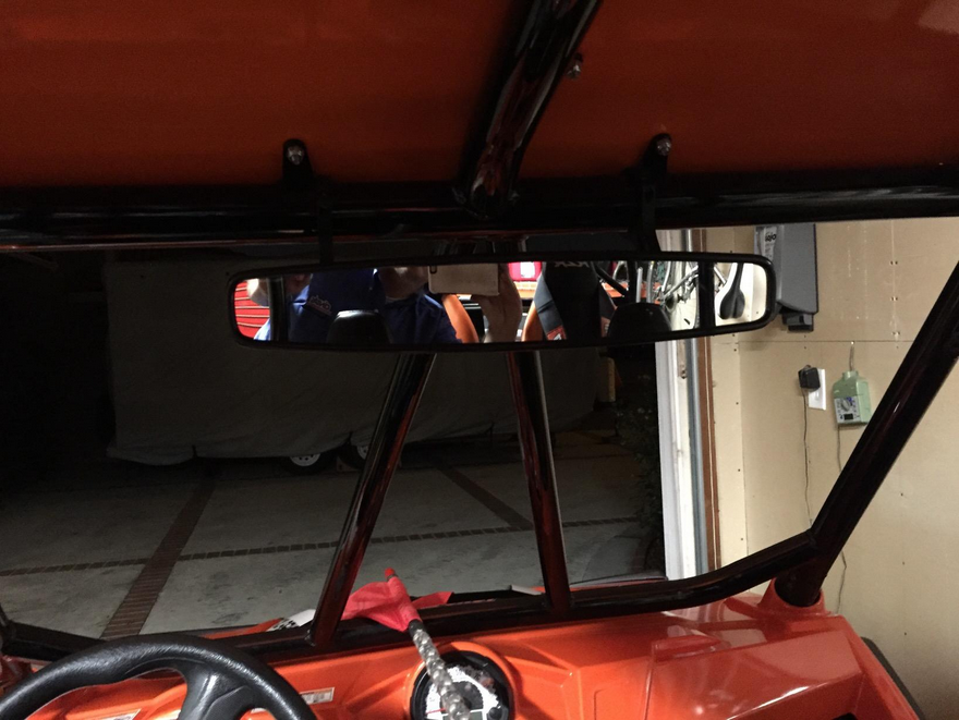 RZR UTV Rear View Center Mirror w/ 1.75" Bar for Polaris RZR 800 900 S/XP 1000