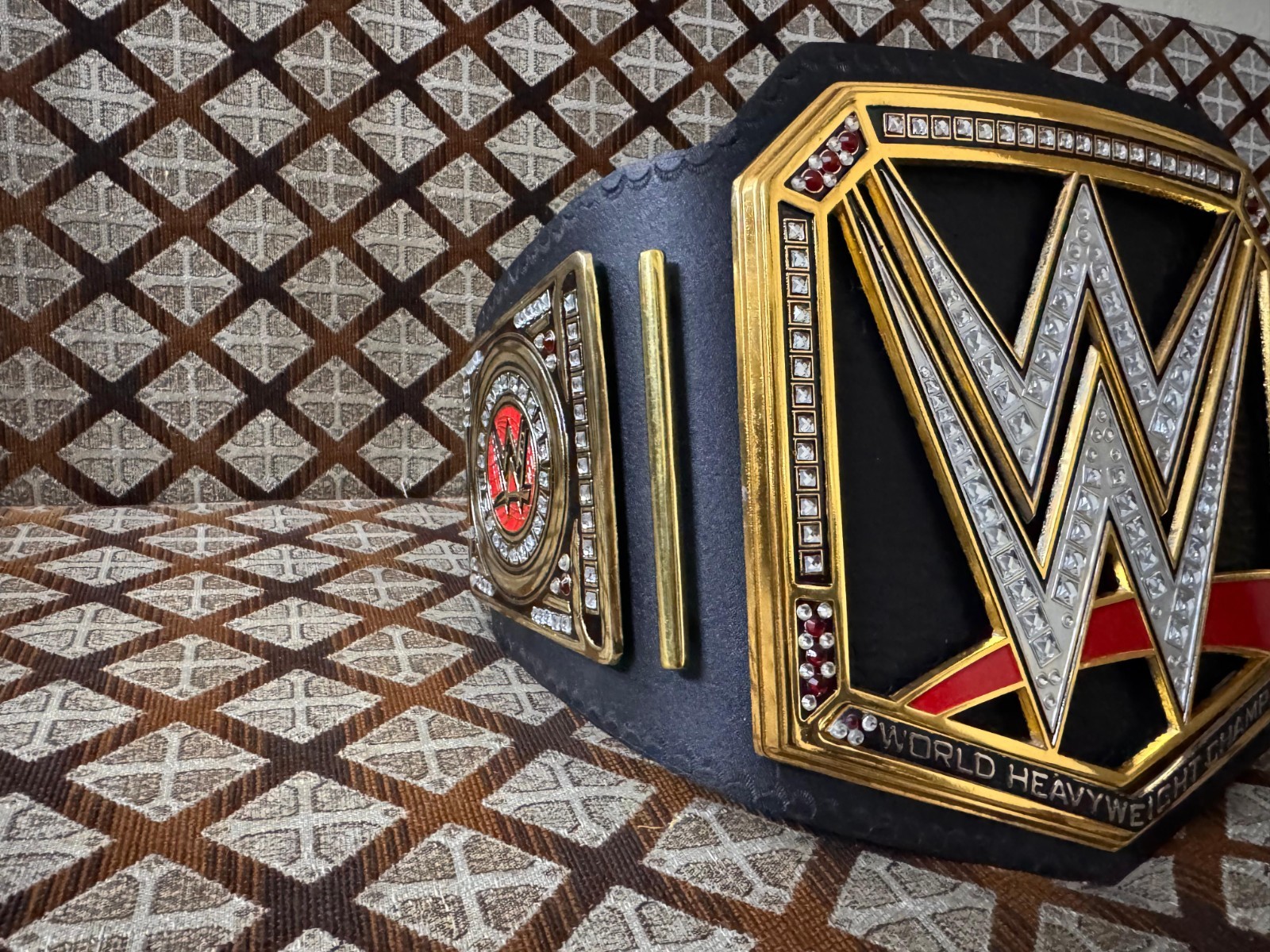 World Heavyweight Championship Replica Title Belt Adult Size Zinc 4mm On...