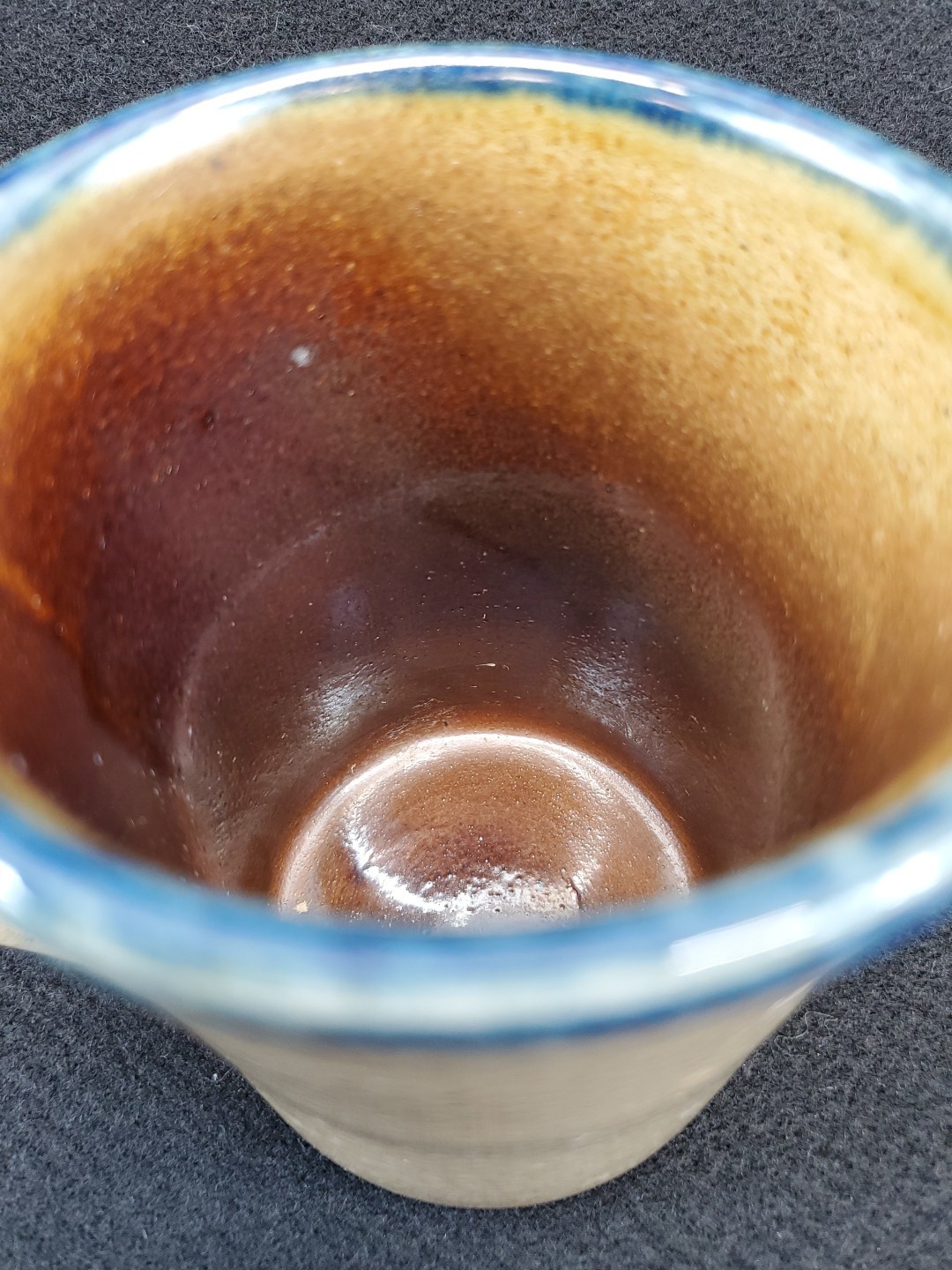 VTG Monroe Salt Works Pottery 4" Bear Tan Stoneware Mug Cabin Northwoods Lodge