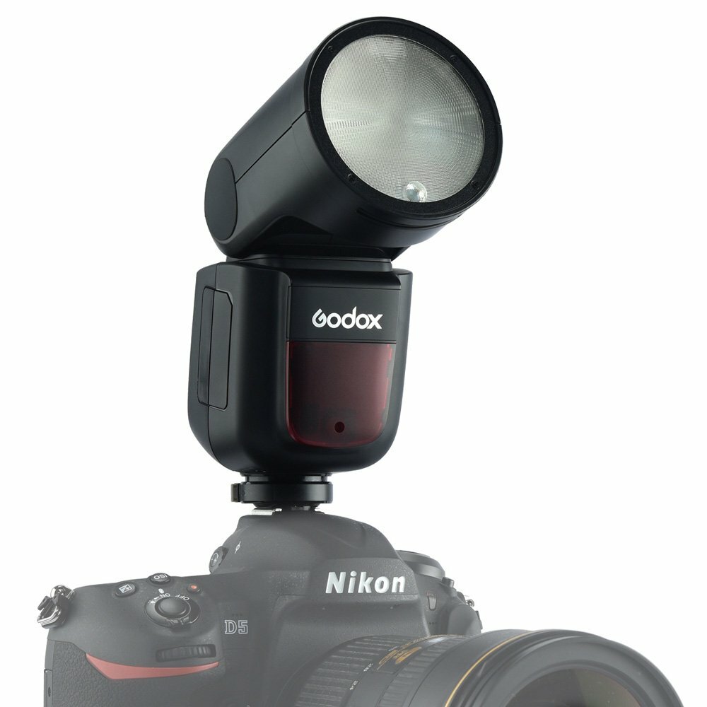 US Godox V1N V1-N 2.4G TTL HSS Round Head Camera Flash Light Speedlite For Nikon