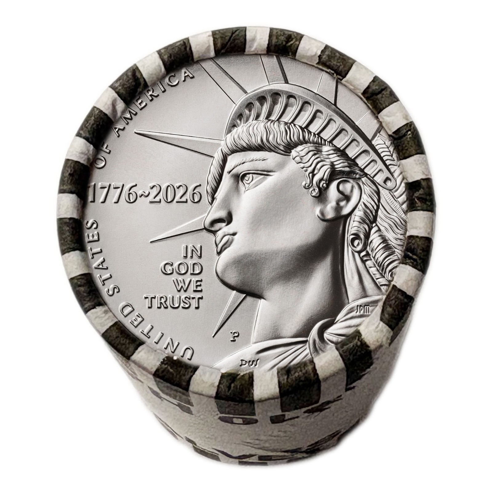America 250 Enduring Liberty Half Dollar 1776–2026 Uncirculated $10 Roll  P MINT