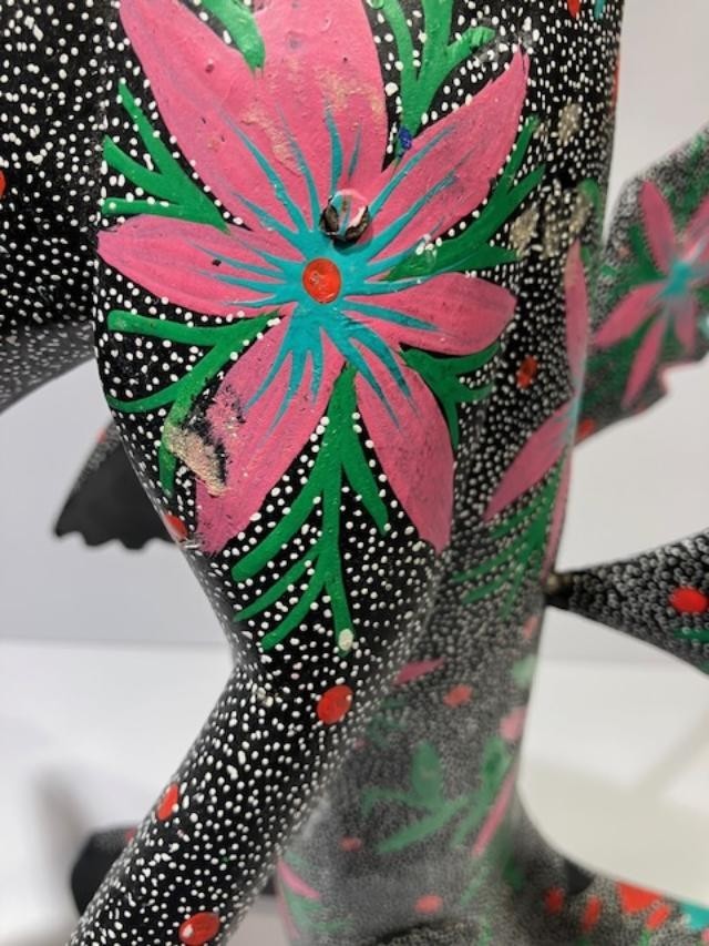 DRAGON Standing Hand Carved Oaxacan Folk Art Oaxaca Mexico