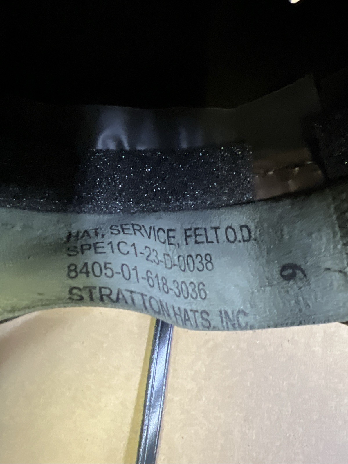 Army Drill Instructor Sergeant Campaign Military Hat Stratton 6 USGI NEW OD XS