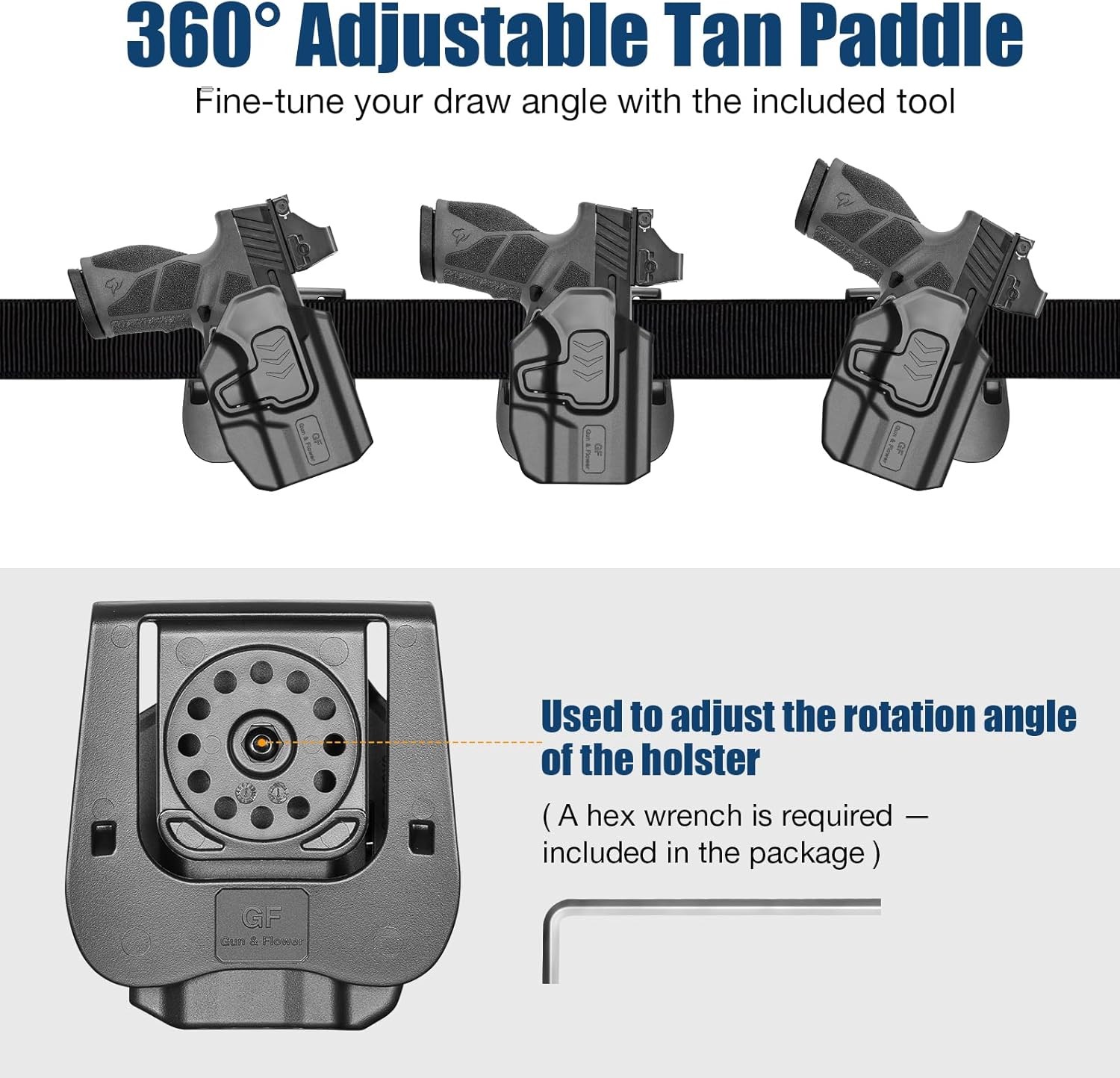 OWB Holster for Taurus GX2,Level IIRetention Outside Waistband Holster,RDS Ready