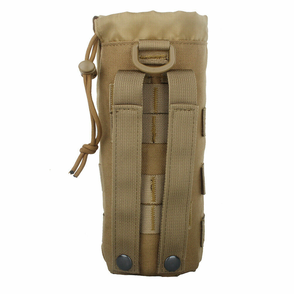 Tactical Molle Water Bottle Bag Military Outdoor Hiking Belt Holder Kettle Pouch