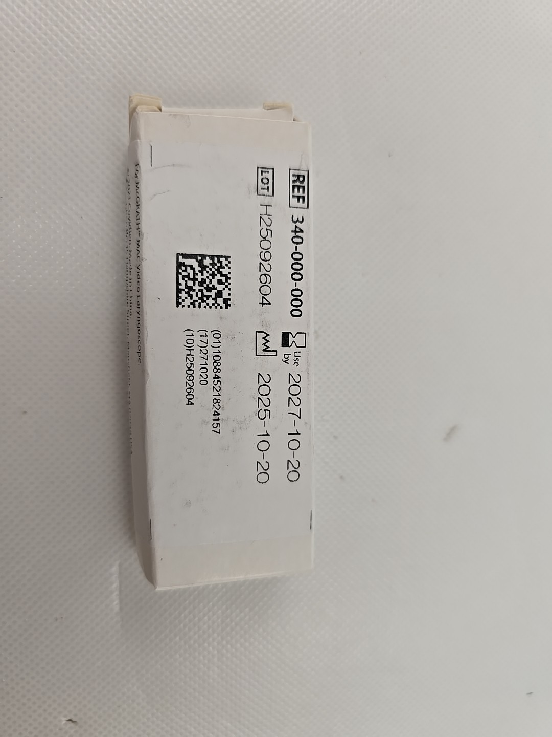 NEW McGrath MAC Video Laryngoscope 3.6v Lithium Battery 340-000-000