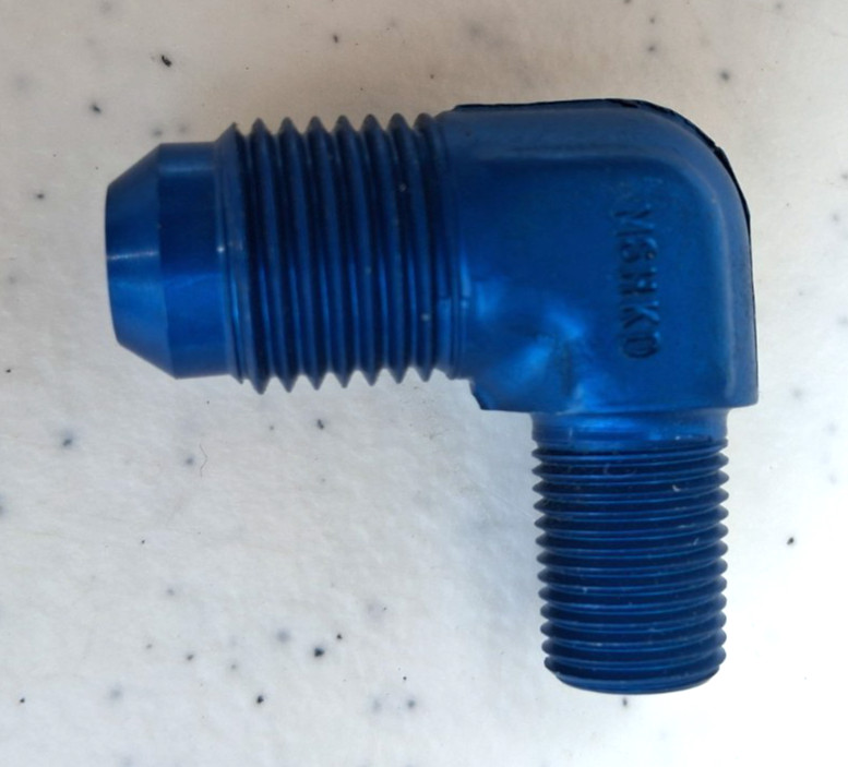 GOODRIDGE  90 DEG MALE ELBOW   AN-6 FLARE  X  1/8''  NPT   PT# AN 822-06-02D