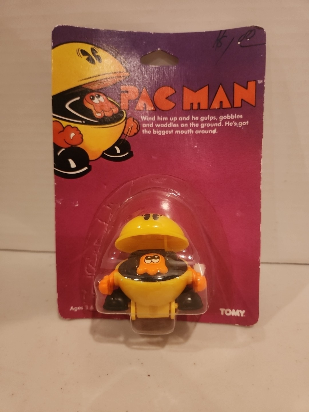 1982 TOMY "Pac Man" Wind-Up Toy New & Ms. Pac Man 1980s Midway Video game