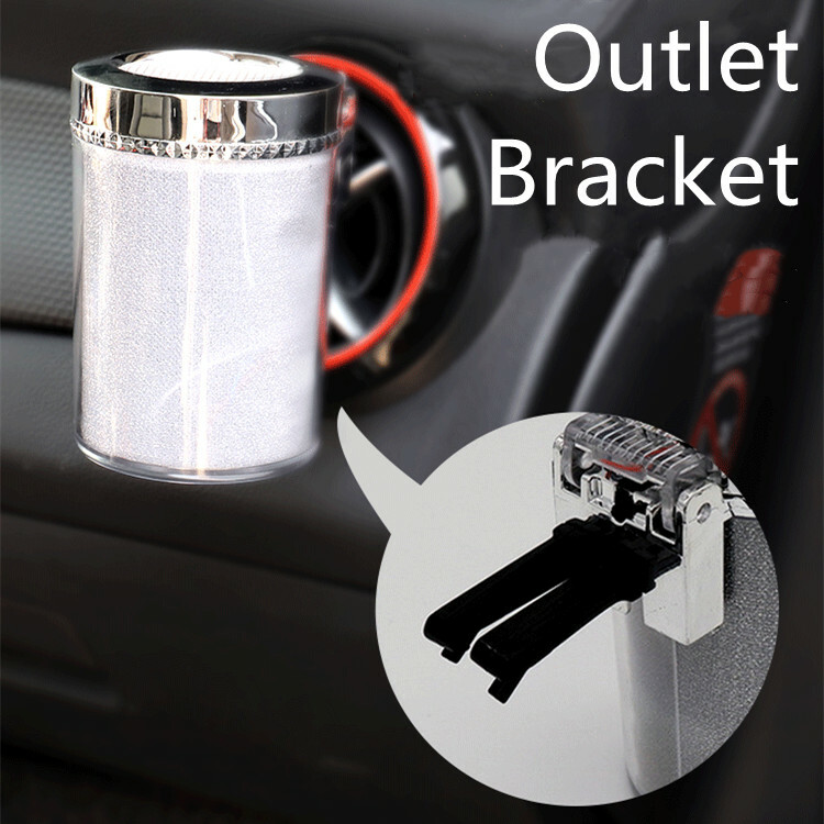 Car Ashtrays LED Light Multi-Function Portable Ashtray Colorful with Air Vent US