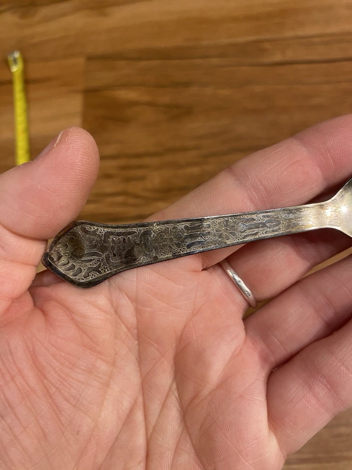 Baby Spoon Antique Vintage C Utensil Kitchen