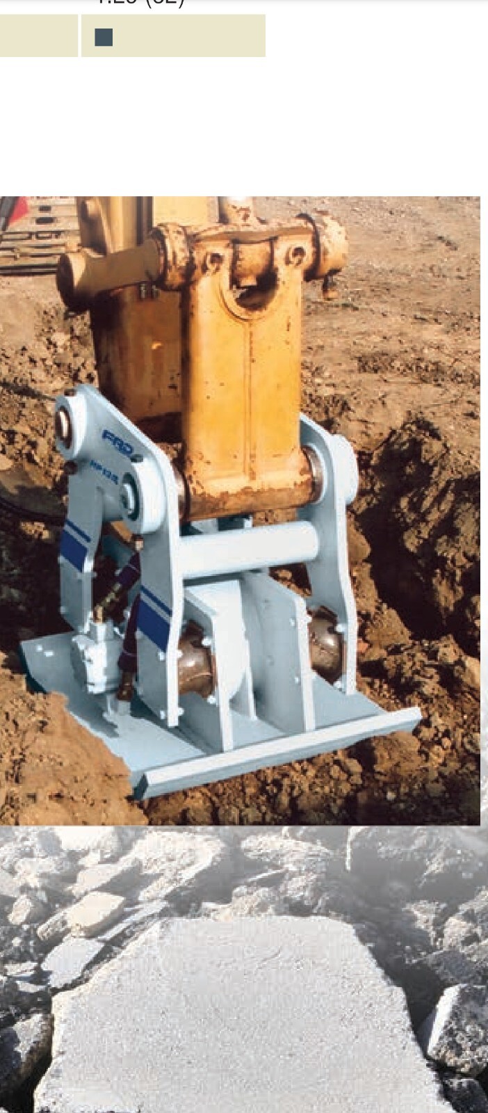 Plate Compactor Attachment For Excavator