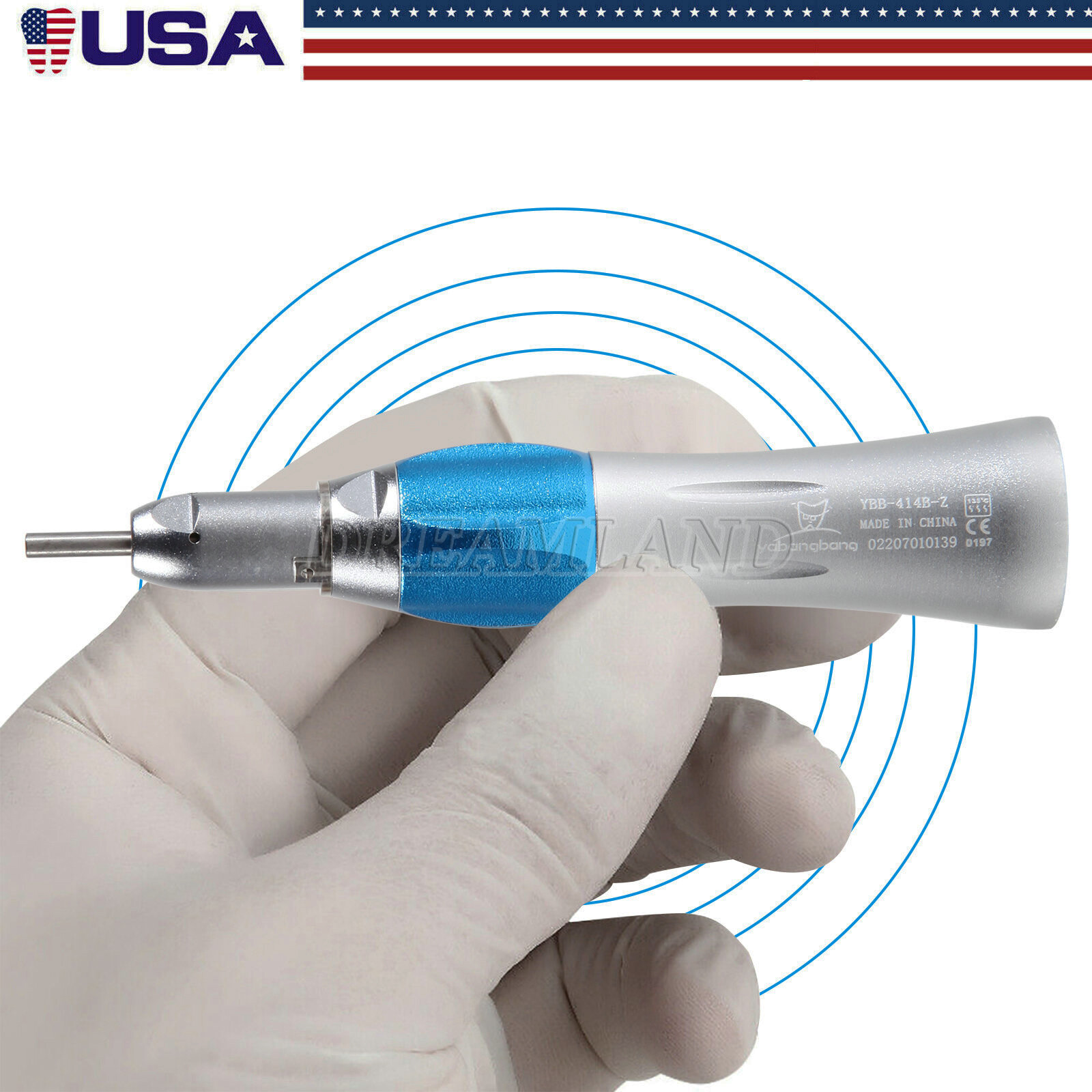 SEASKY Dental Slow Low Speed Straight Handpiece Nose Cone E-type HP