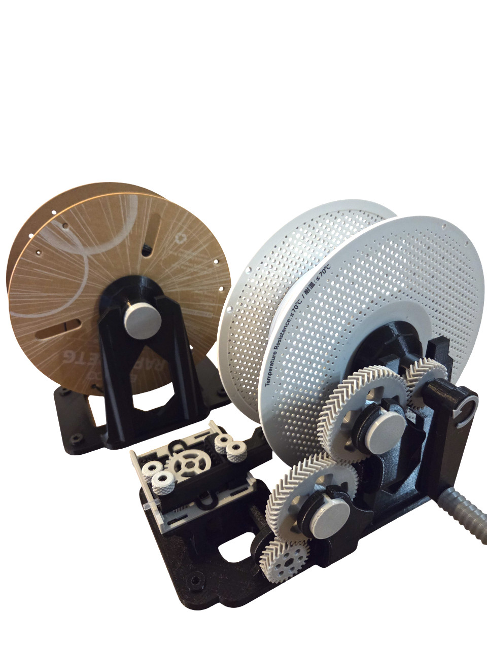 UPGRADED Universal 3D Filament Re-spooler/Transfer - Pre-assembled - Bambu Lab