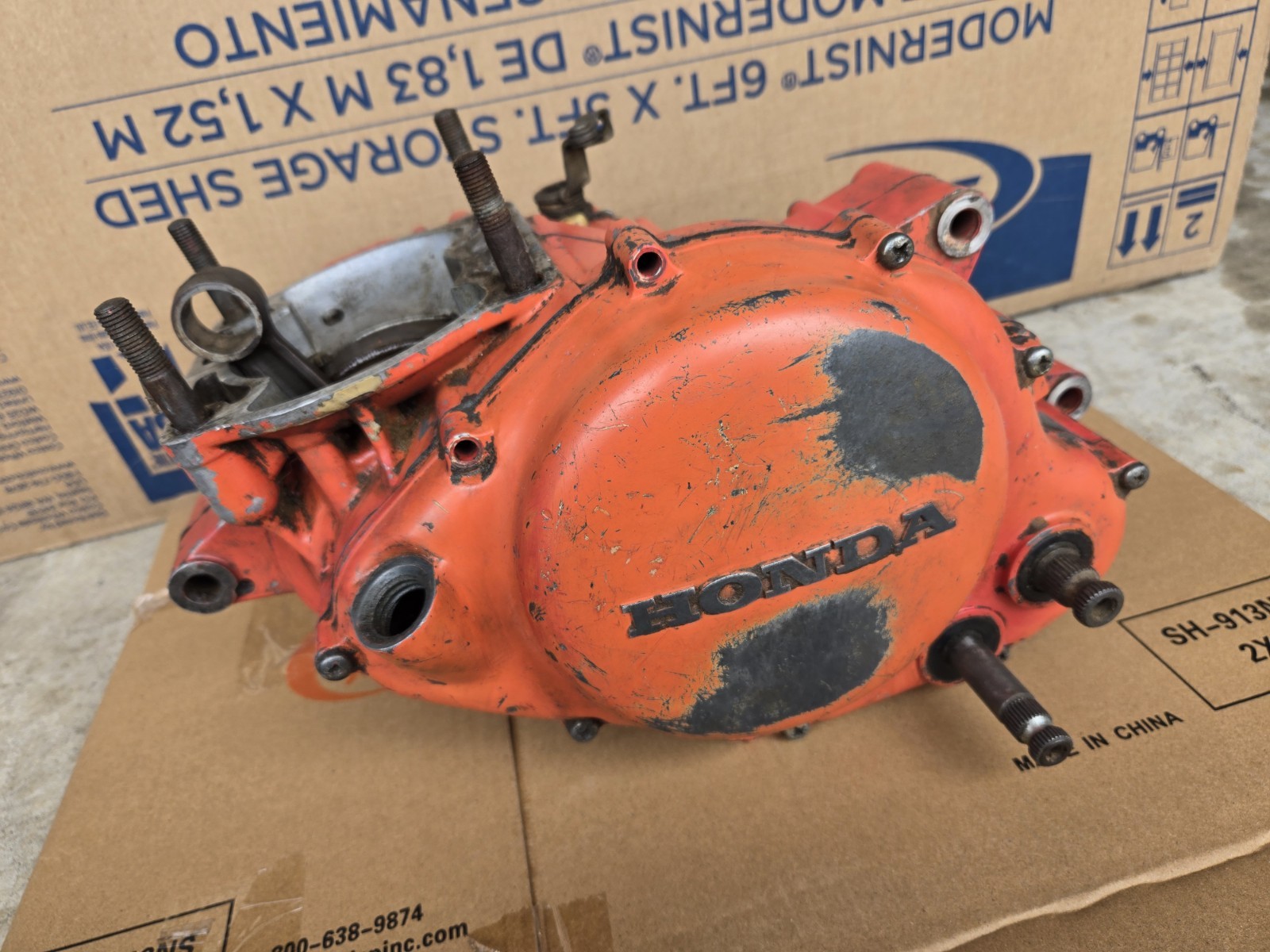 1979 Honda Elsinore CR250 Crankcase Engine Bottom Motor