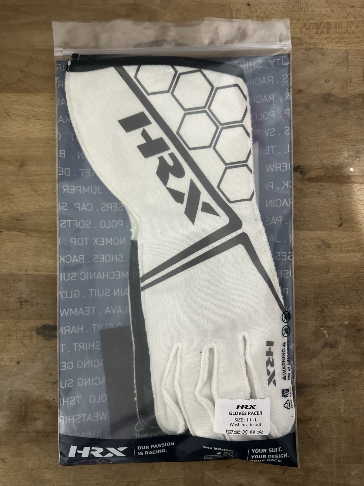 HRX Racer Gloves FIA Approved Size 11