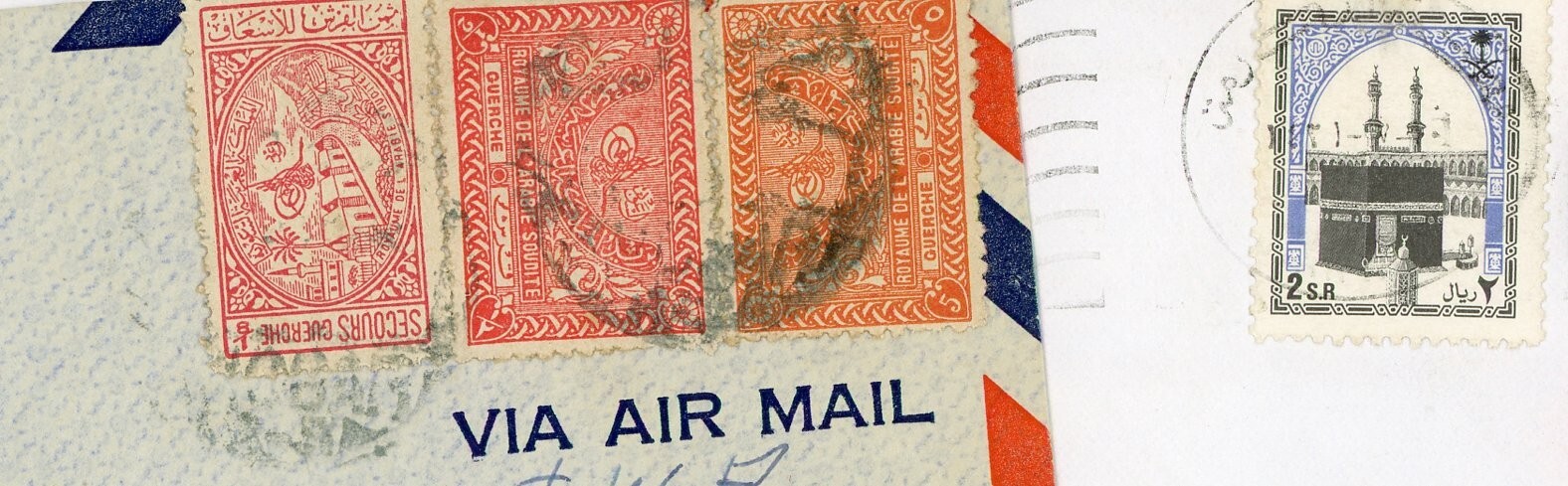 5 Airmail Stamp Covers Saudi Arabia Middle East 1934–2000 CA Scranton PA