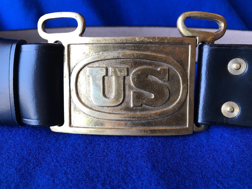 M1874 Leather Infantry Belt for Palmer Brace MEDIUM (36-42) Indian Wars