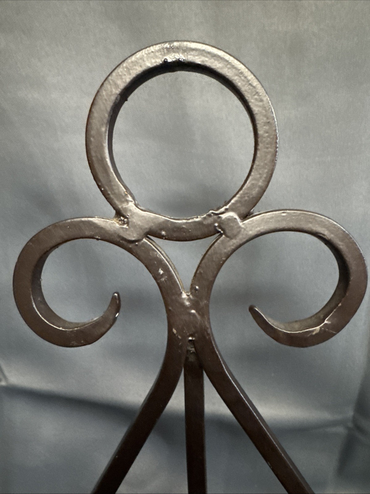 Vintage - Wrought Iron -Ornate Scroll Display Easel - Plate/Picture/Book/Artwrk